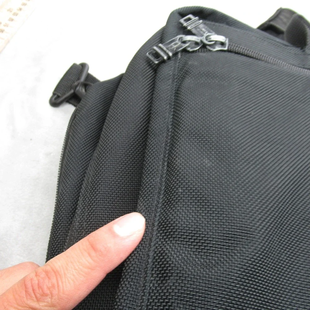 Tumi Expandable‎ Organizer Computer Briefcase Black Heavyweight Laptop 2621d3